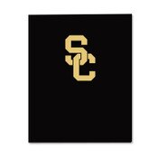 USC Trojans Black Glossy SC Interlock Folder